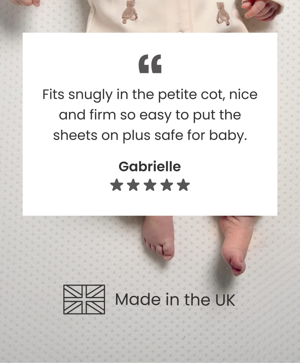 Mamas &amp; Papas Petite Cot Mattress Essential Pocket Spring Petite Cot Mattress