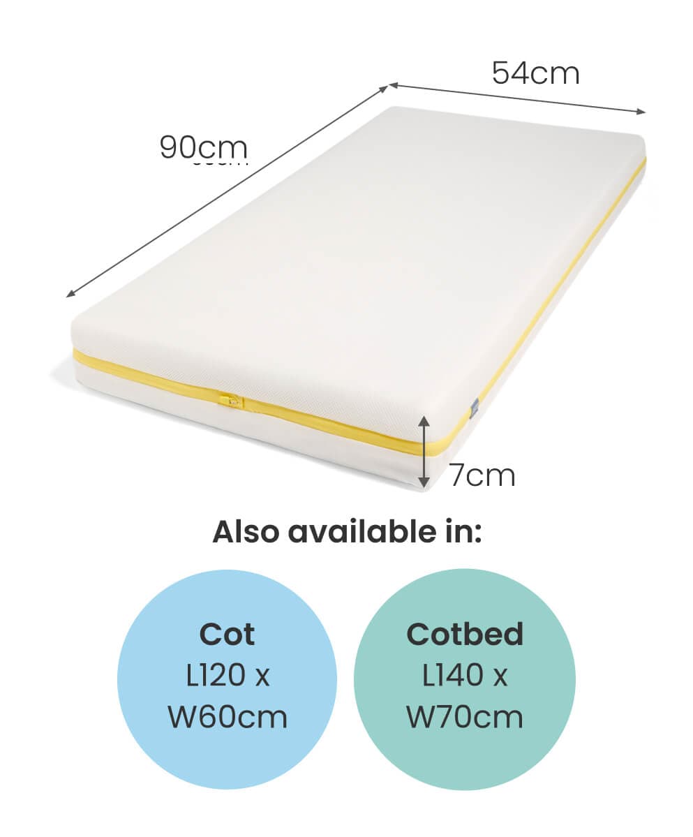 Mamas &amp; Papas Petite Cot Mattress Essential Pocket Spring Petite Cot Mattress