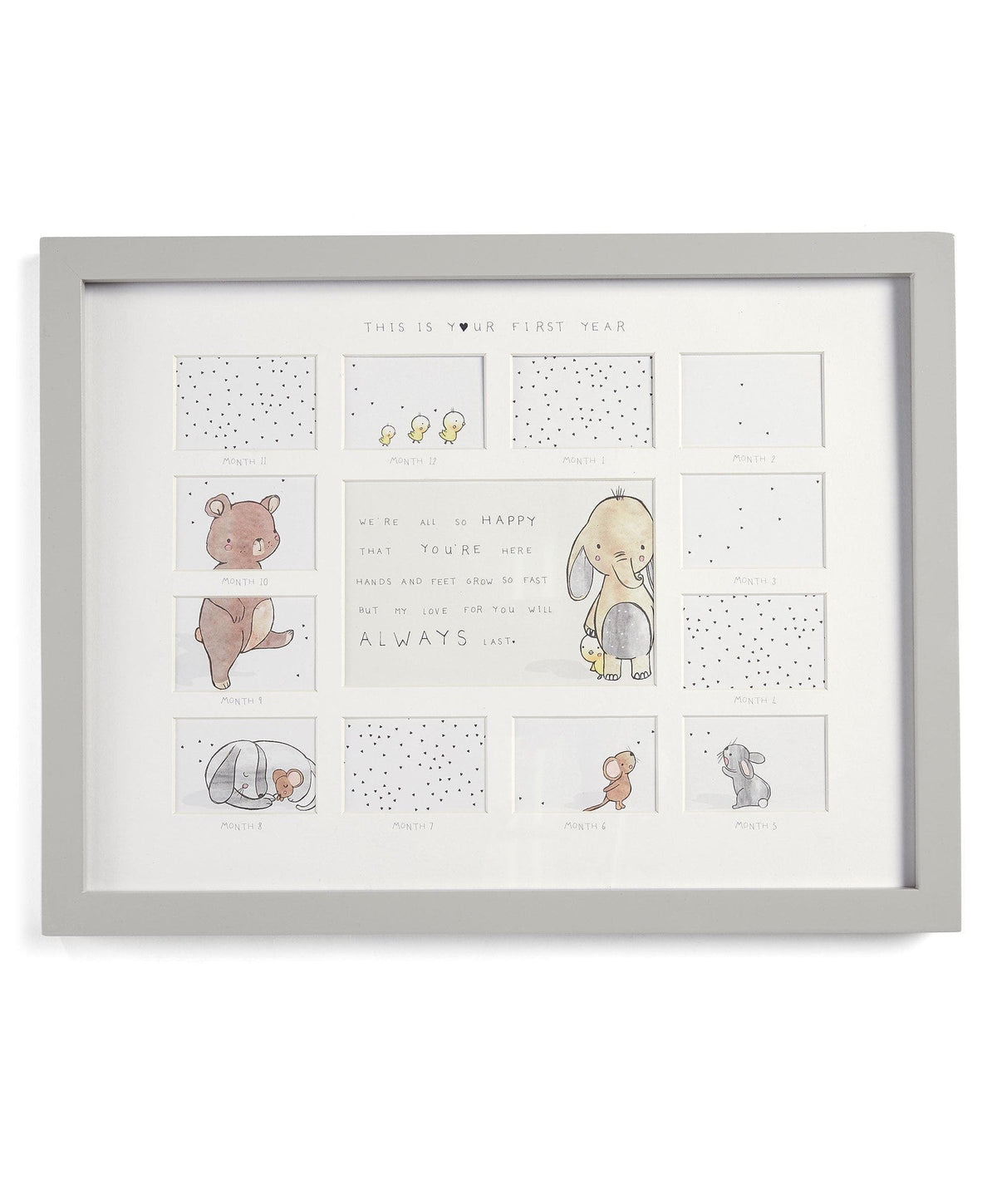 Mamas & Papas Photo Frame Your First Year Photo Frame - Always Love You