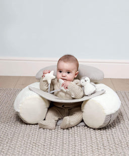 Mamas & Papas Playmats & Gyms Wish Upon a Cloud Playmat Bundle with Tummy Time Roll, Sit & Play