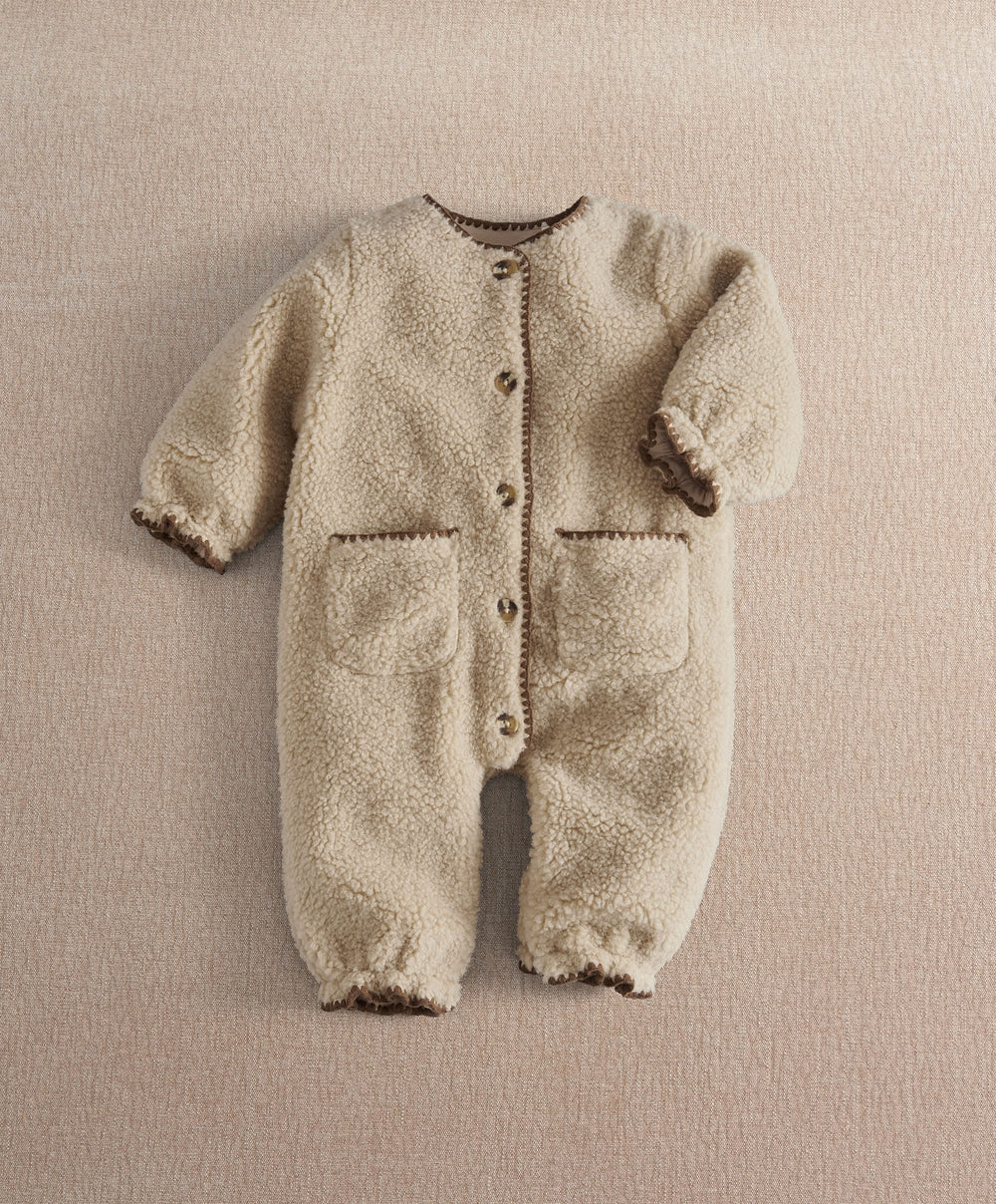 Mamas &amp; Papas Pramsuits Neutral Borg Pramsuit