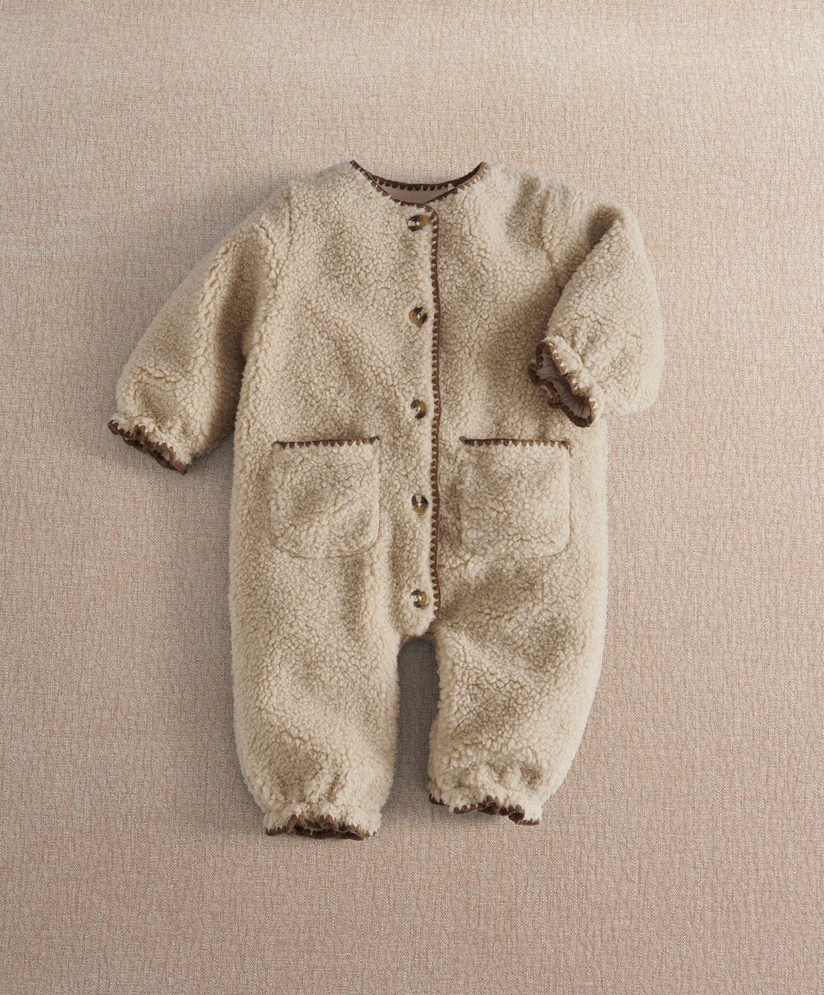 Mamas & Papas Pramsuits Neutral Borg Pramsuit