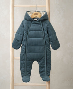 Mamas & Papas Pramsuits Quilted Cord Pramsuit - Blue