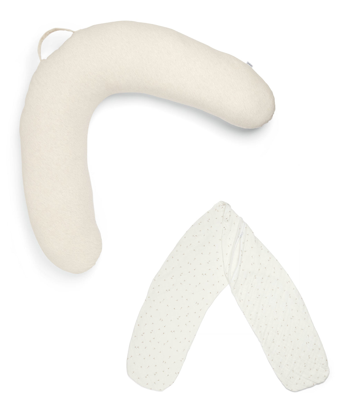 Mamas & Papas Pregnancy & Nursing Pillow & Cover Bundle - Oatmeal