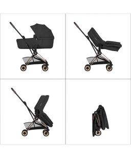 Mamas & Papas Pushchairs Cybex Coya Ultimate Pushchair With Cybex Cloud T Plus & Cybex Sirona T Baby Car Seat & Base