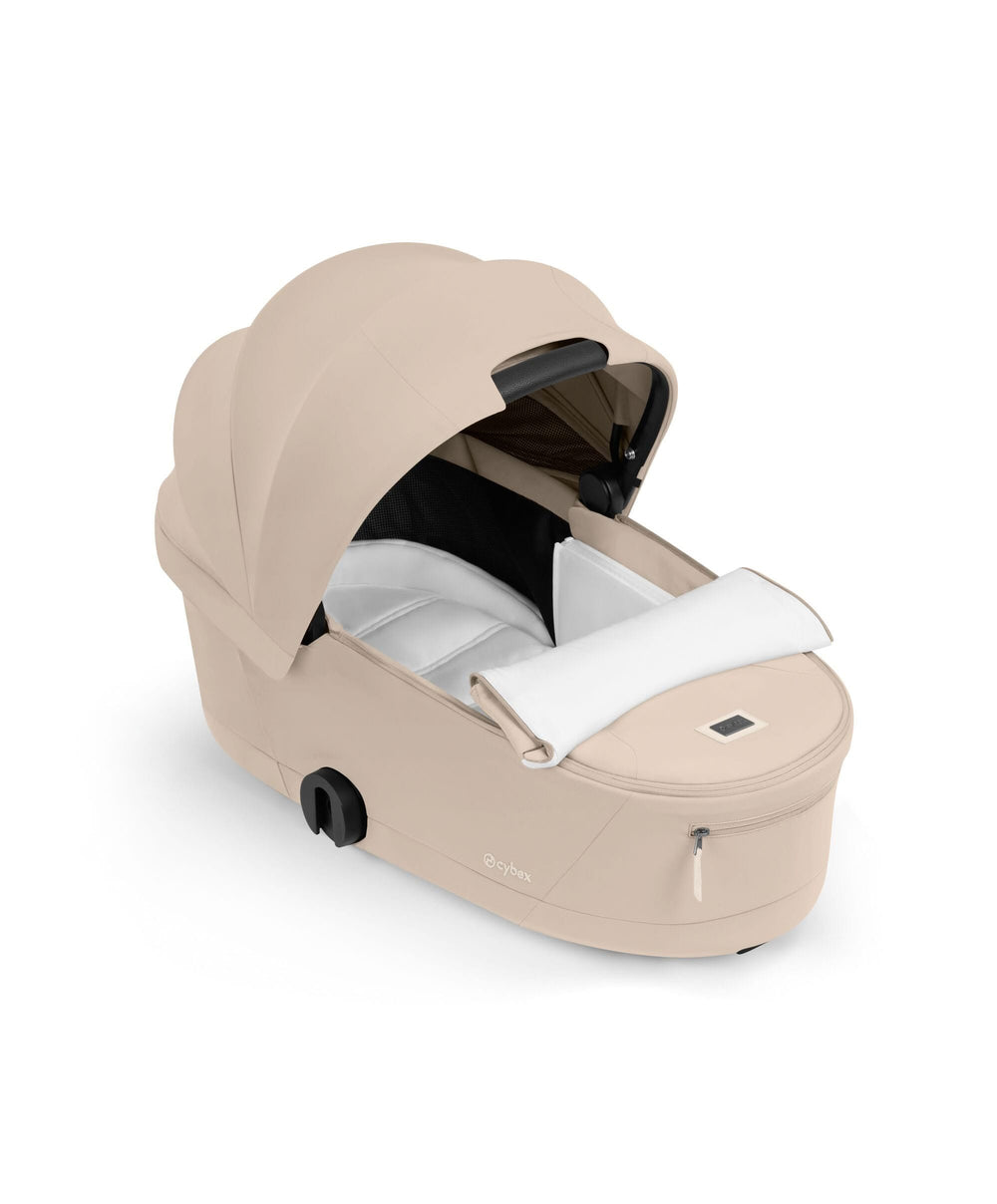 Mamas &amp; Papas Pushchairs Cybex e-Priam Ultimate Pushchair Bundle with Cybex Cloud T i-Size Rotating Baby Car Seat &amp; Base - Sepia Black