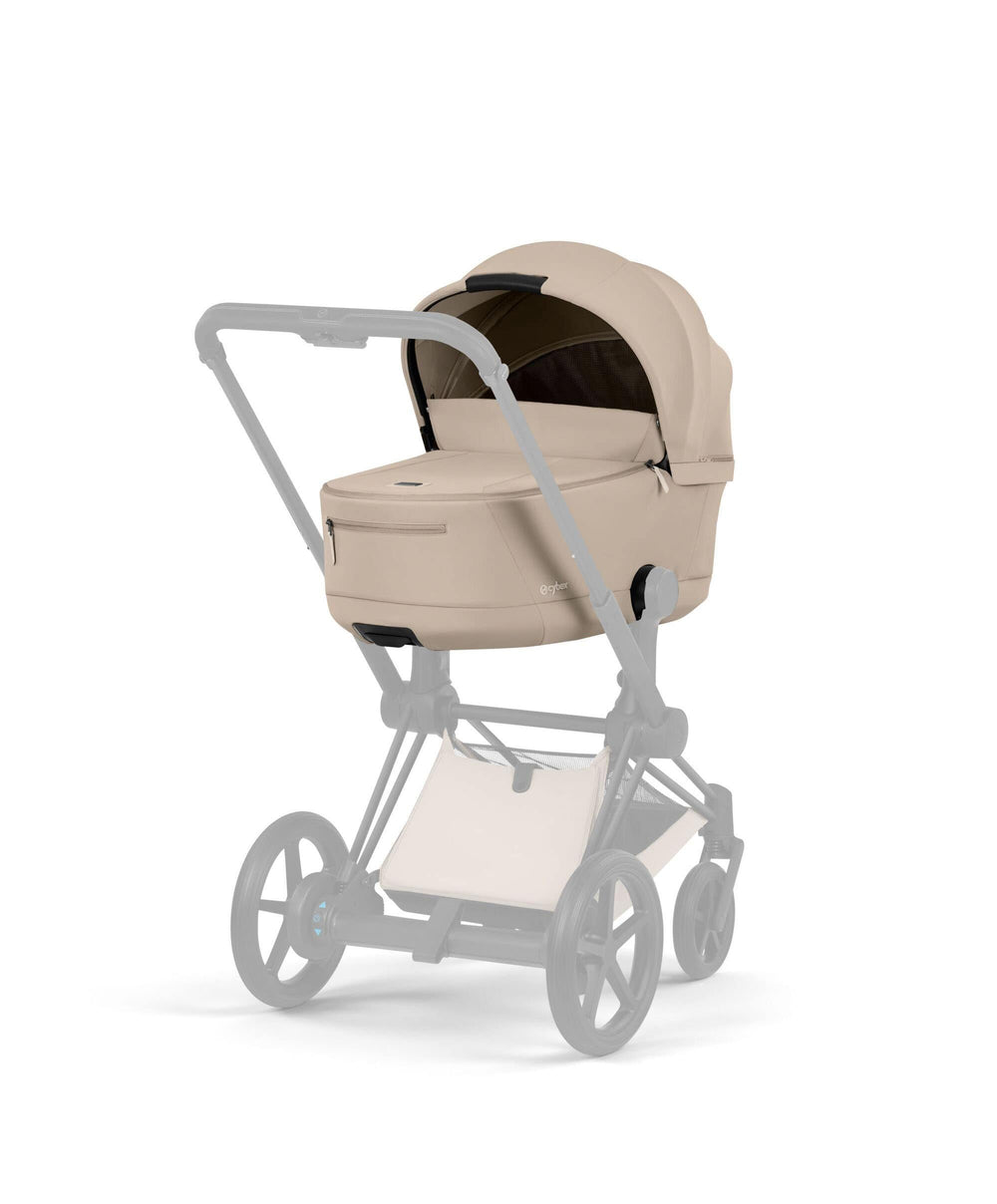Mamas &amp; Papas Pushchairs Cybex e-Priam Ultimate Pushchair Bundle with Cybex Cloud T i-Size Rotating Baby Car Seat &amp; Base - Sepia Black
