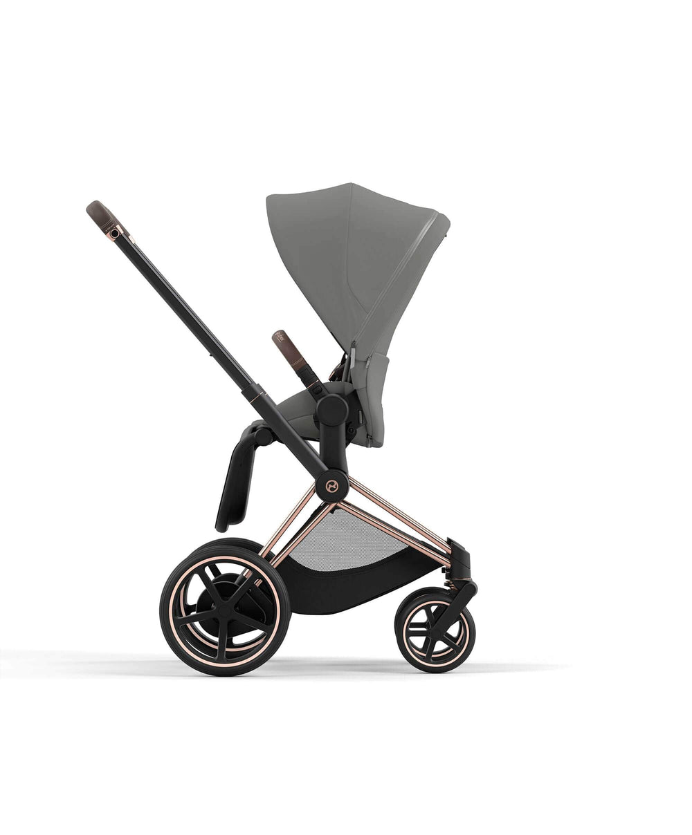 Mamas &amp; Papas Pushchairs Cybex ePriam 3 Piece Complete Pushchair Bundle - Rose Gold / Sepia Black