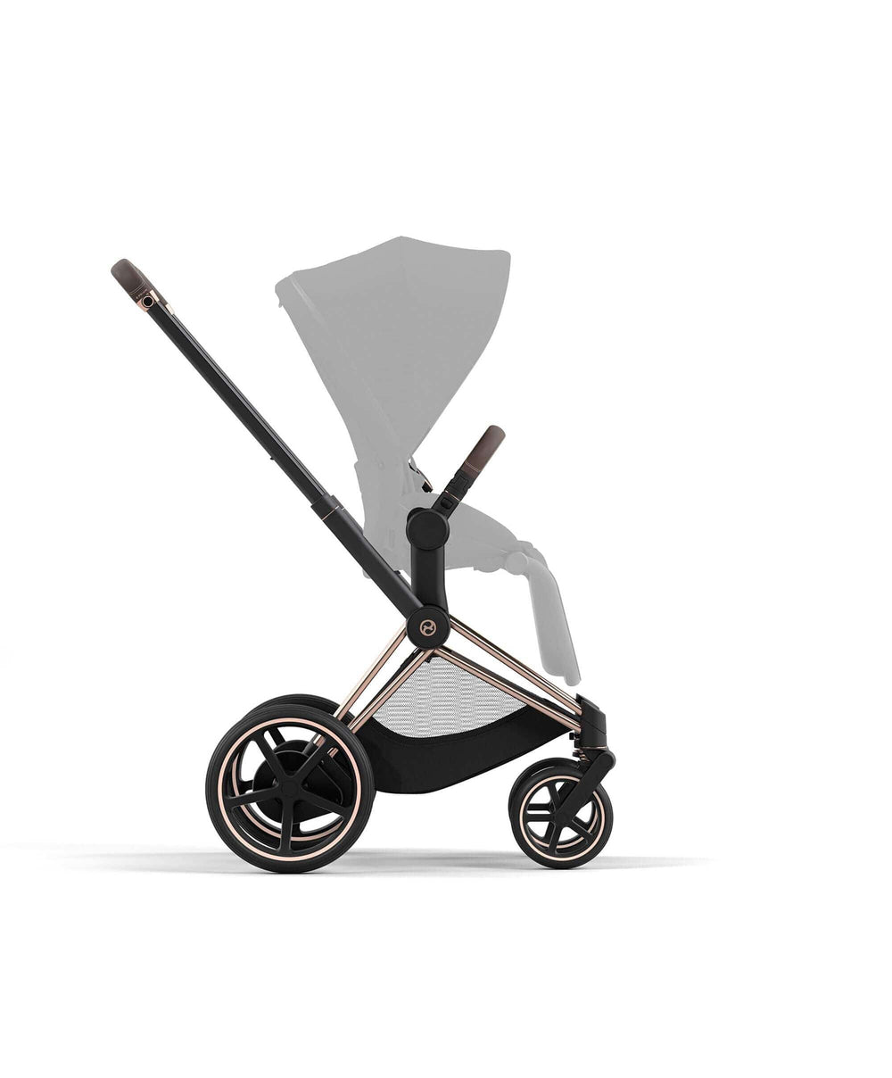 Mamas &amp; Papas Pushchairs Cybex ePriam 3 Piece Complete Pushchair Bundle - Rose Gold / Sepia Black