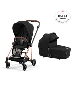 Mamas & Papas Pushchairs Cybex Mios 3 Piece Complete Pushchair Bundle - Rose Gold / Sepia Black