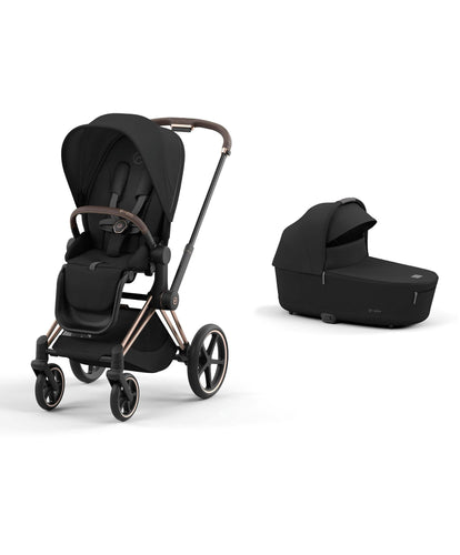 Mamas & Papas Pushchairs Cybex Priam 3 Piece Complete Pushchair Bundle - Rose Gold / Sepia Black