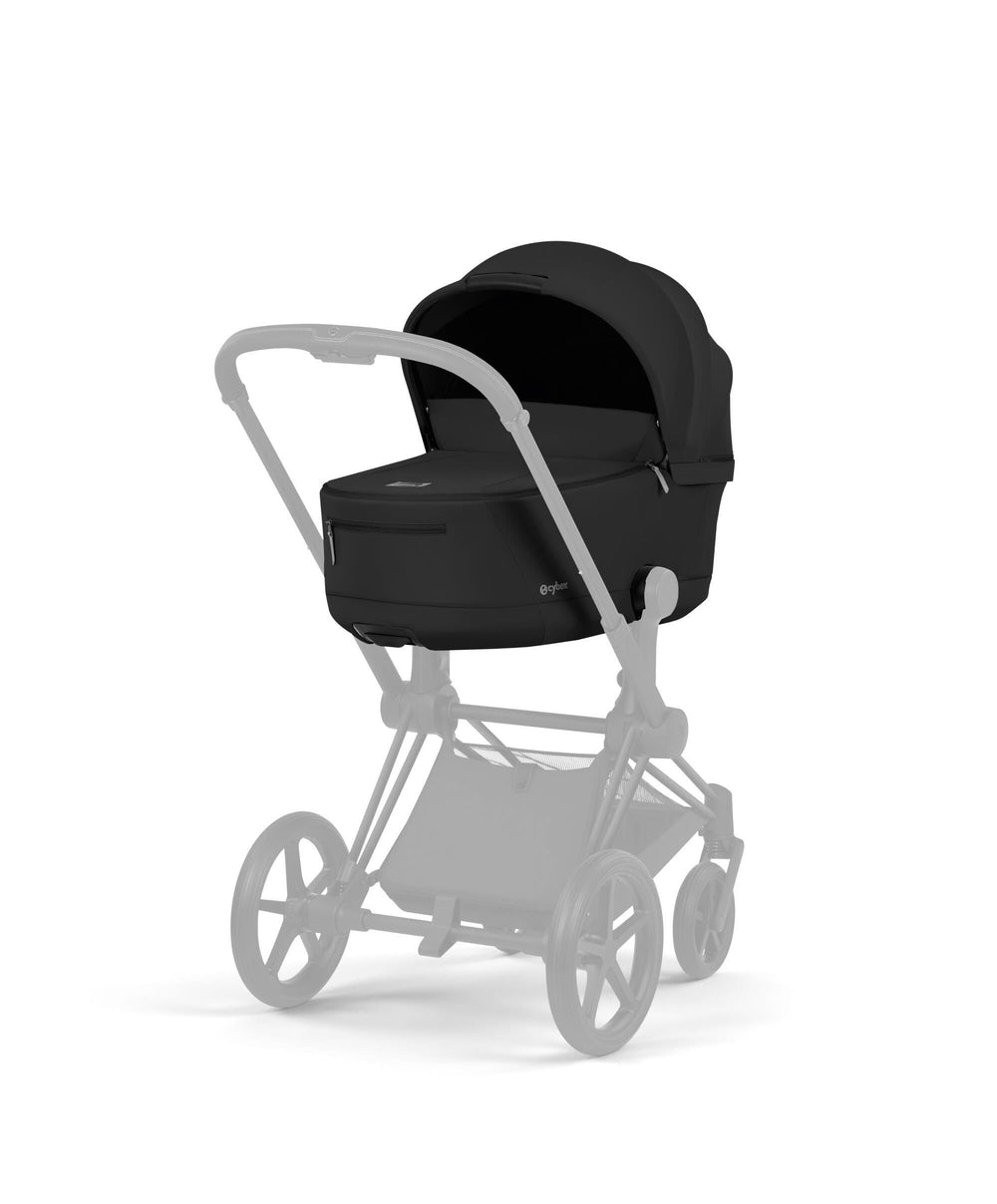 Mamas &amp; Papas Pushchairs Cybex Priam Pushchair &amp; Carrycot Bundle with Cybex Cloud T i-Size Rotating Baby Car Seat &amp; Base - Sepia Black