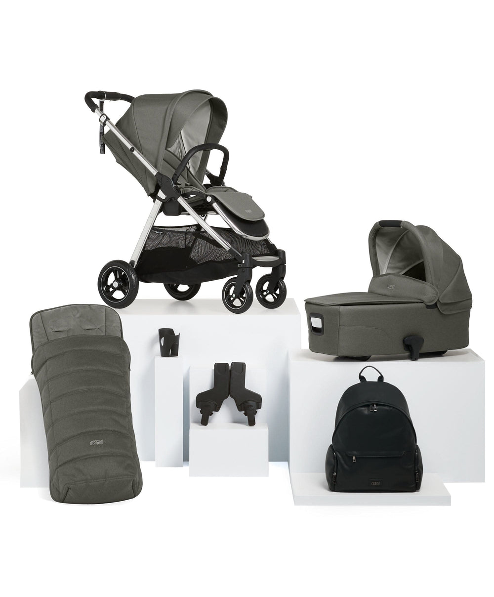 Mamas &amp; Papas Pushchairs Flip XT³ Pushchair Bundle (6 Pieces) - Harbour Grey
