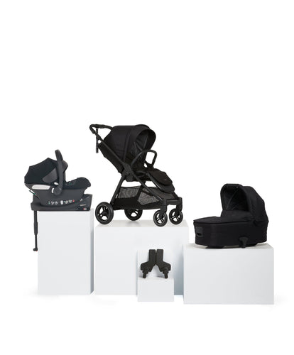 Mamas & Papas Pushchairs Flip XT³ Pushchair Bundle with Cybex Aton B Car Seat & Base (5 Pieces) - Ink