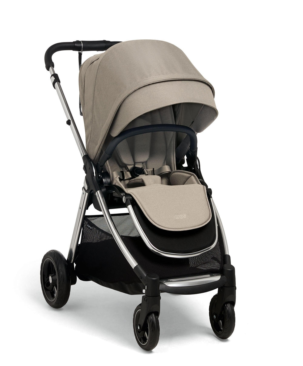 Mamas &amp; Papas Pushchairs Flip XT³ Pushchair Bundle with Cybex Cloud T i-Size Baby Car Seat (8 Pieces) - Fawn