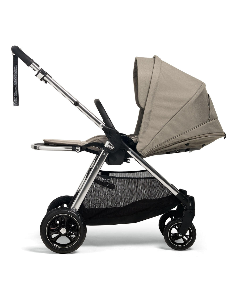 Mamas &amp; Papas Pushchairs Flip XT³ Pushchair Bundle with Cybex Cloud T i-Size Baby Car Seat (8 Pieces) - Fawn