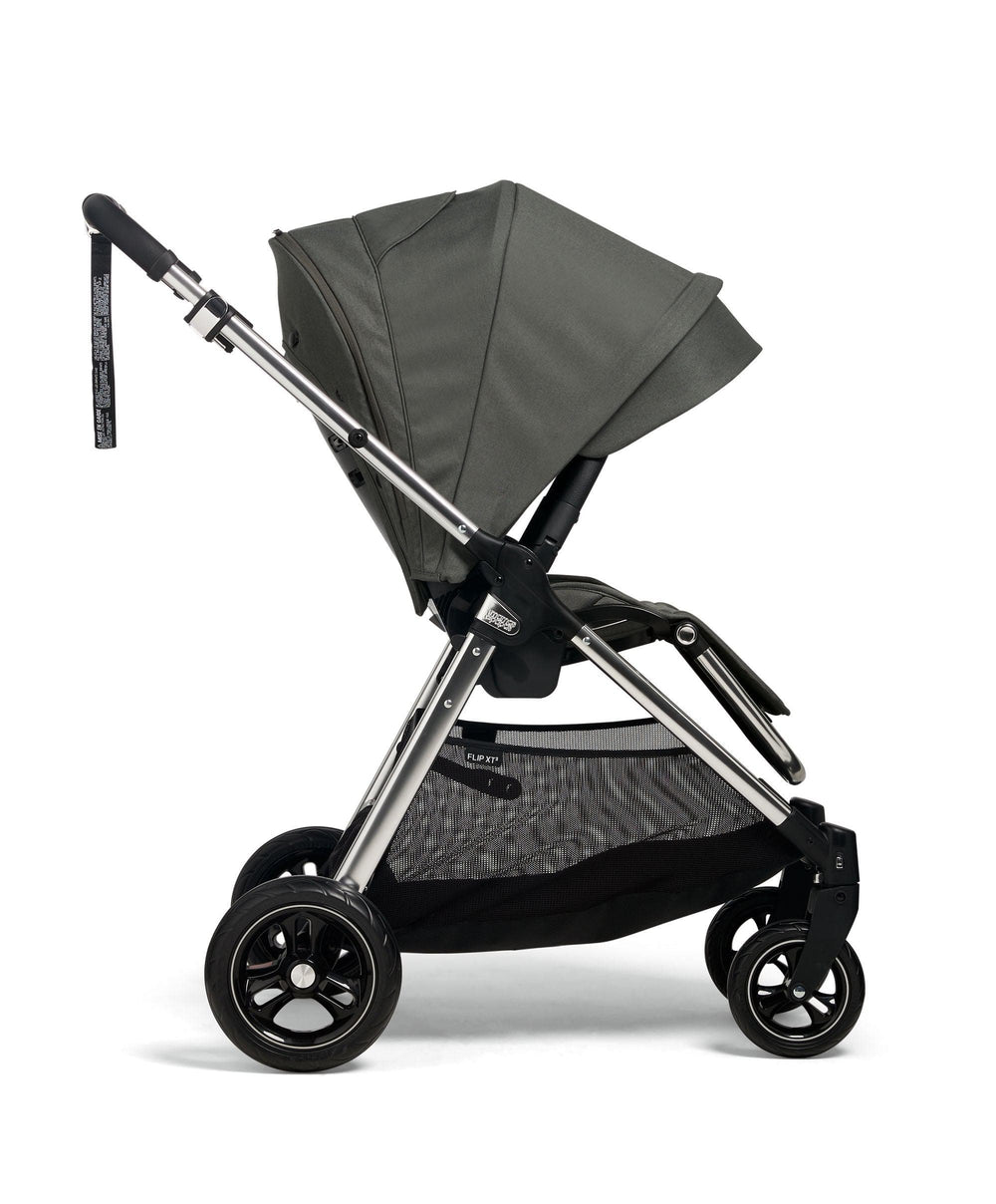 Mamas &amp; Papas Pushchairs Flip XT³ Pushchair Bundle with Maxi-Cosi Pebble 360 Pro² Car Seat (8 Pieces) - Harbour Grey