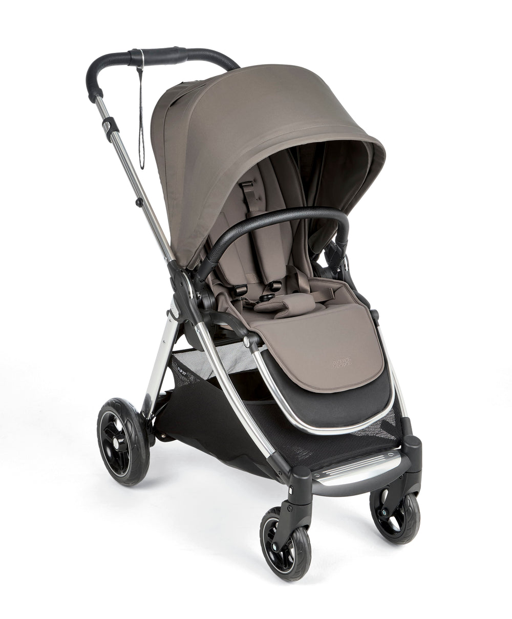 Mamas &amp; Papas Pushchairs Flip XT³ Pushchair Bundle with Maxi-Cosi Pebble 360 Pro² Car Seat (8 Pieces) - Stone