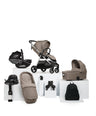 Mamas & Papas Pushchairs Flip XT³ Pushchair Bundle with Maxi-Cosi Pebble 360 Pro² Car Seat (8 Pieces) - Stone
