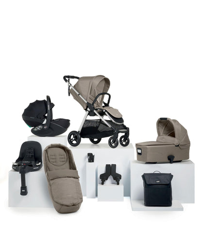 Mamas & Papas Pushchairs Flip XT³ Pushchair Bundle with Maxi-Cosi Pebble 360 Pro² Car Set (8 Pieces) - Fawn