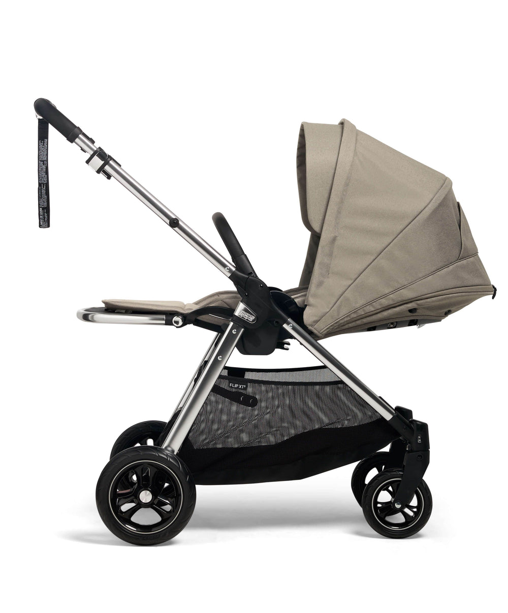 Mamas &amp; Papas Pushchairs Flip XT³ Pushchair Bundle with Maxi-Cosi Pebble Slide Pro Car Seat &amp; Base (8 Pieces) - Fawn