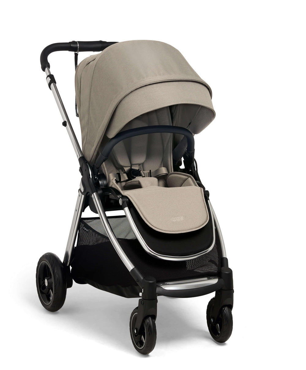 Mamas &amp; Papas Pushchairs Flip XT³ Pushchair Bundle with Maxi-Cosi Pebble Slide Pro Car Seat &amp; Base (8 Pieces) - Fawn