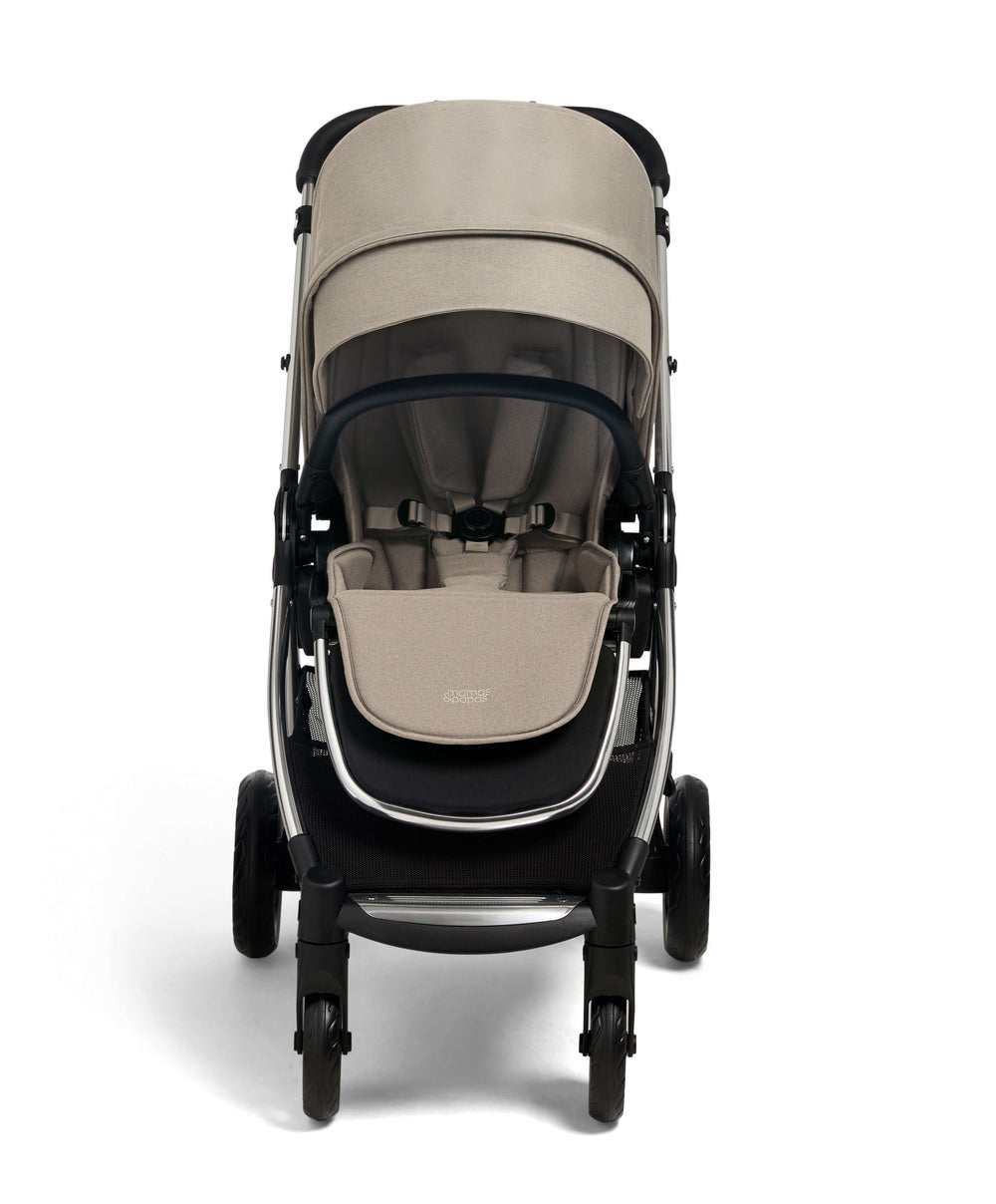 Mamas &amp; Papas Pushchairs Flip XT³ Pushchair Bundle with Maxi-Cosi Pebble Slide Pro Car Seat &amp; Base (8 Pieces) - Fawn