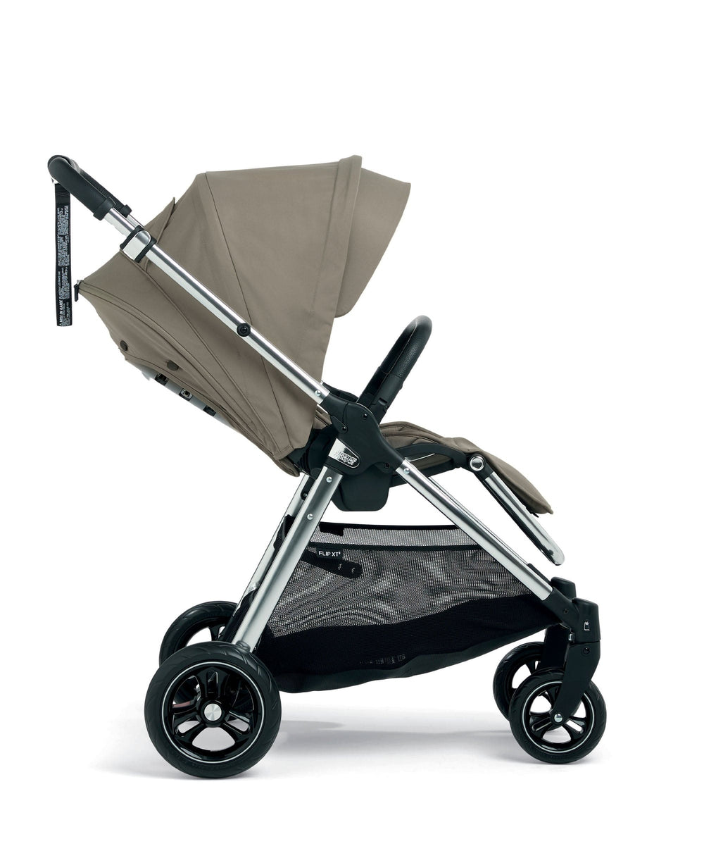 Mamas &amp; Papas Pushchairs Flip XT³ Pushchair Bundle with Maxi-Cosi Pebble Slide Pro Car Seat &amp; Base (8 Pieces) - Sage Grey