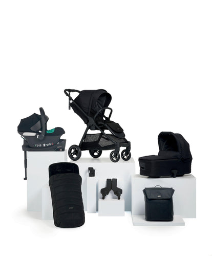 Mamas & Papas Pushchairs Flip XT³ Pushchair Complete Bundle with Cybex Aton B2 Car Seat & Base (7 Pieces) - Ink