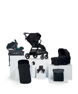 Mamas & Papas Pushchairs Flip XT³ Pushchair Complete Bundle with Cybex Aton B2 Car Seat & Base (7 Pieces) - Ink