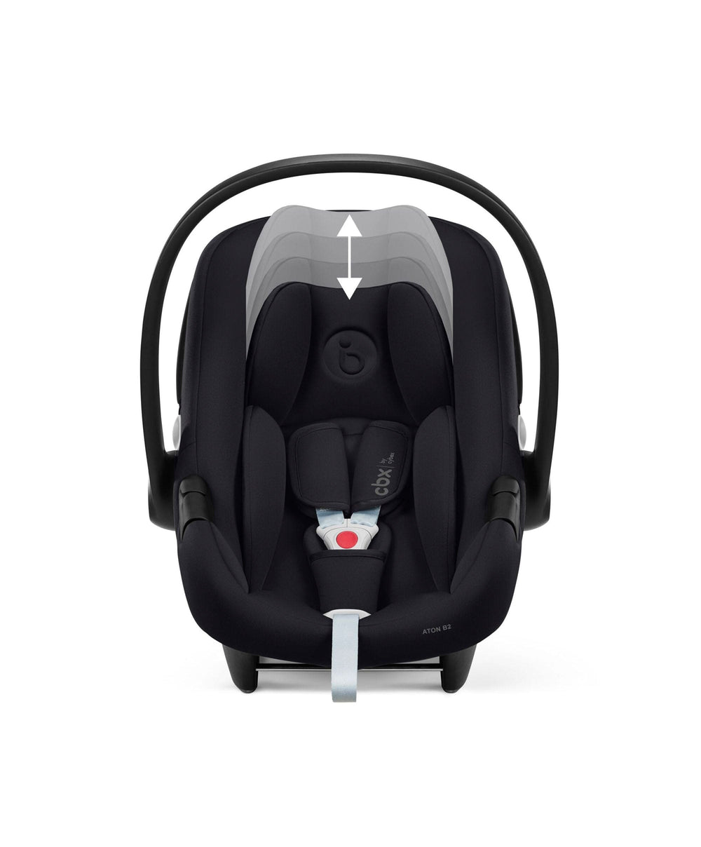 Mamas &amp; Papas Pushchairs Flip XT³ Pushchair Complete Bundle with Cybex Aton B2 i-Size Car Seat &amp; Base (7 Pieces) – Sage Green