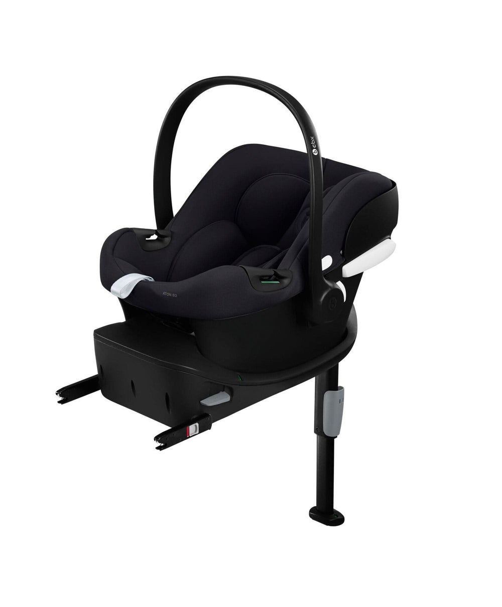 Mamas &amp; Papas Pushchairs Flip XT³ Pushchair Complete Bundle with Cybex Aton B2 i-Size Car Seat &amp; Base (7 Pieces) – Sage Green