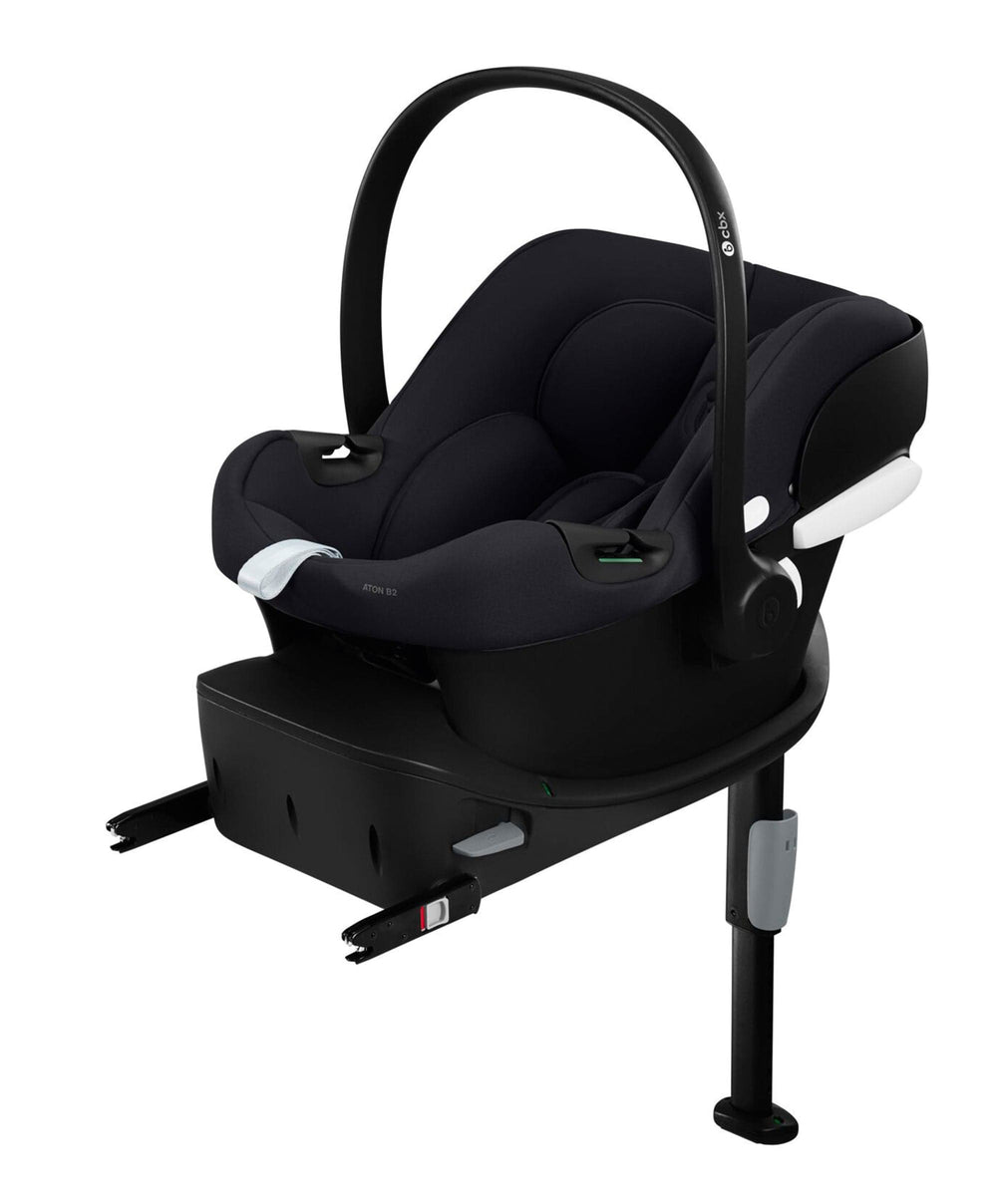 Mamas &amp; Papas Pushchairs Flip XT³ Pushchair Complete Bundle with Cybex Aton B2 i-Size Car Seat &amp; Base (7 Pieces) – Stone
