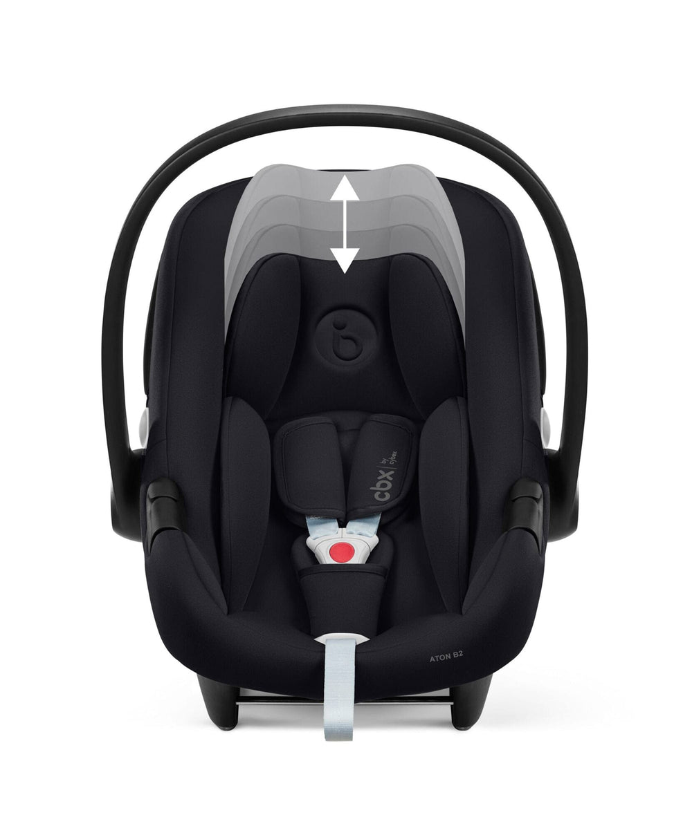 Mamas &amp; Papas Pushchairs Flip XT³ Pushchair Complete Bundle with Cybex Aton B2 i-Size Car Seat &amp; Base (7 Pieces) – Stone