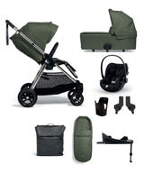 Mamas & Papas Pushchairs Flip XT³ Pushchair Complete Bundle with Cybex Cloud G Car Seat & Base (8 Pieces) - Juniper