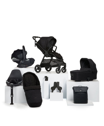 Mamas & Papas Pushchairs Flip XT³ Pushchair Complete Bundle with Cybex Cloud T Car Seat & Base (8 Pieces) - Ink