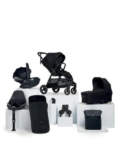 Mamas & Papas Pushchairs Flip XT³ Pushchair Complete Bundle with Cybex Cloud T Car Seat & Base (8 Pieces) - Ink