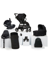 Mamas & Papas Pushchairs Flip XT³ Pushchair Complete Bundle with Cybex Cloud T Car Seat & Base (8 Pieces) - Ink