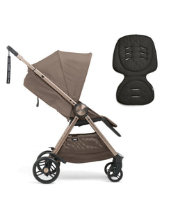 Mamas & Papas Pushchairs Libro Stroller Bundle with Quilted Memory Foam Liner (2 Piece)– Oyster/Graphite