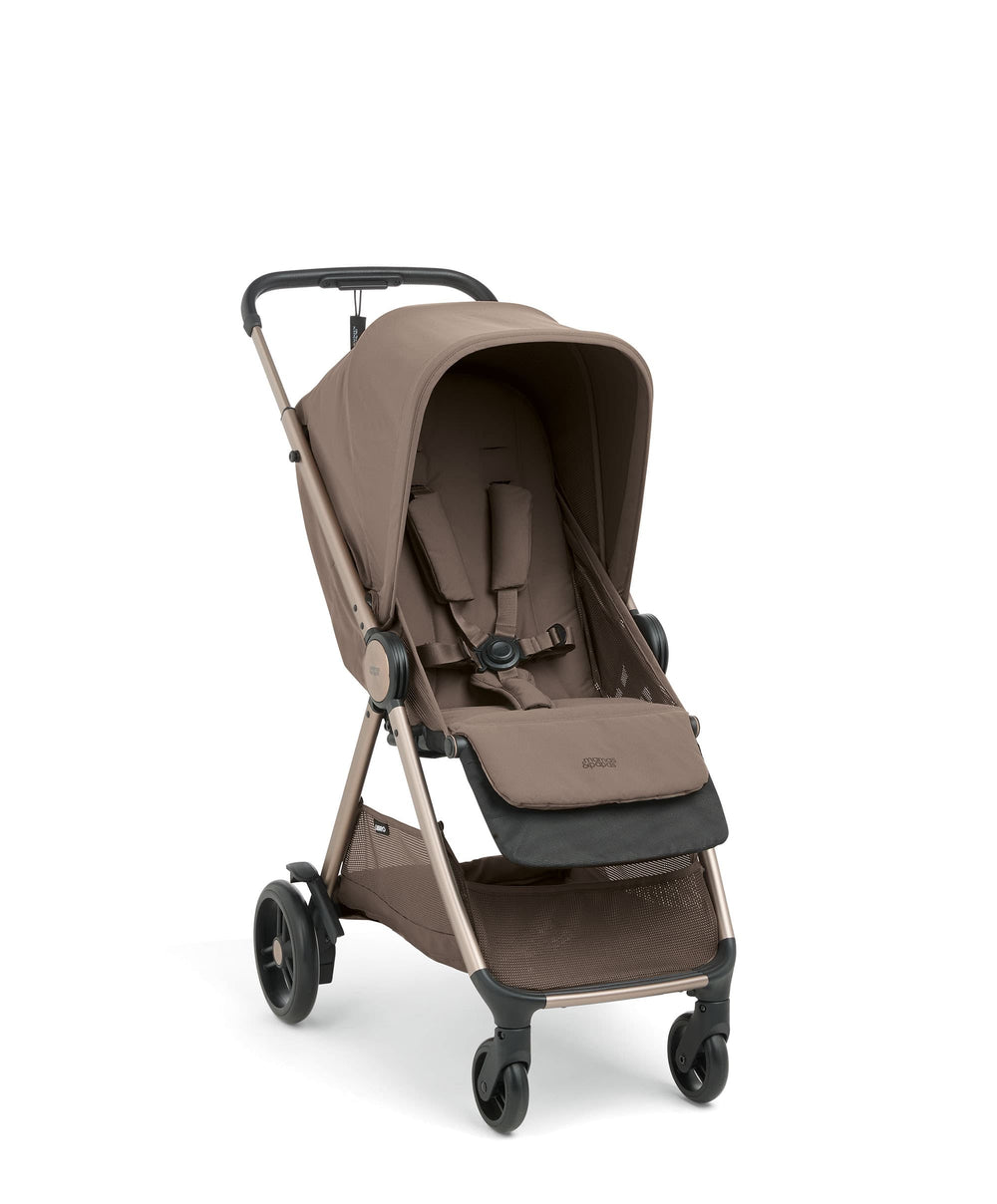 Mamas &amp; Papas Pushchairs Libro Stroller Bundle with Quilted Memory Foam Liner (2 Piece)– Oyster/Graphite