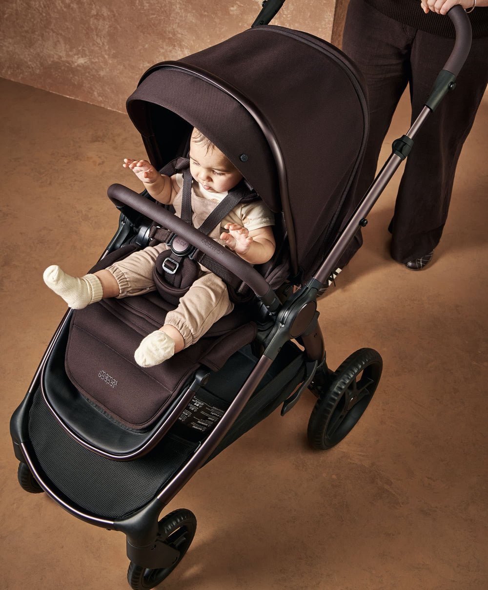 Mamas &amp; Papas Pushchairs Ocarro 2 Complete Pushchair Bundle with Cybex Aton B Car Seat &amp; Base (8 Pieces) - Americano
