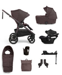 Mamas & Papas Pushchairs Ocarro 2 Complete Pushchair Bundle with Cybex Aton B Car Seat & Base (8 Pieces) - Americano