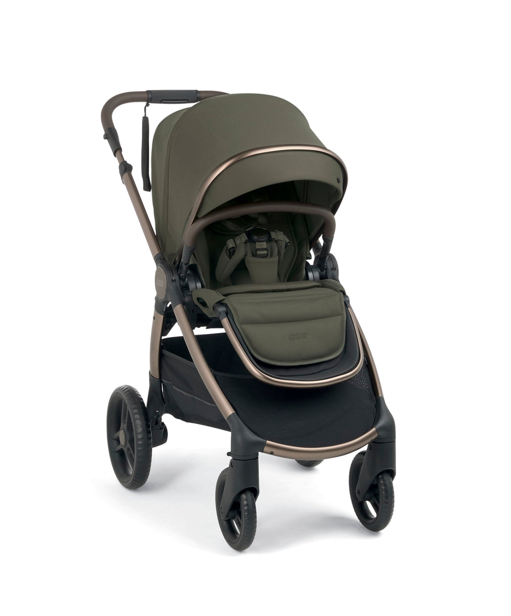 Mamas &amp; Papas Pushchairs Ocarro 2 Complete Pushchair Bundle with Cybex Aton B2 i-Size Baby Car Seat  (8 Pieces) – Evergreen