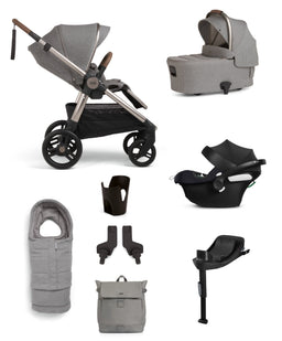 Mamas & Papas Pushchairs Ocarro 2 Complete Pushchair Bundle with Cybex Aton B2 i-Size Baby Car Seat & Base  (8 Pieces) - Heritage