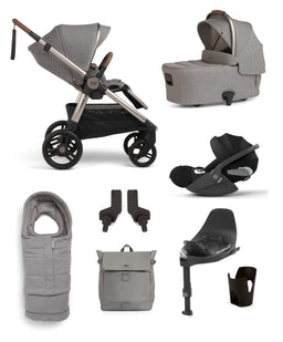 Mamas & Papas Pushchairs Ocarro 2 Complete Pushchair Bundle with Cybex Cloud T i-Size Rotating Baby Car Seat & Base  (8 Pieces) - Heritage
