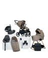 Mamas & Papas Pushchairs Ocarro 2 Complete Pushchair Bundle with Cybex Cloud T i-Size Rotating Baby Car Seat & Base - (9 Pieces) - Oatmeal