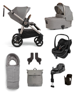 Mamas & Papas Pushchairs Ocarro 2 Complete Pushchair Bundle with Maxi-Cosi Pebble Slide Pro Car Seat & Base (8 Pieces) - Heritage
