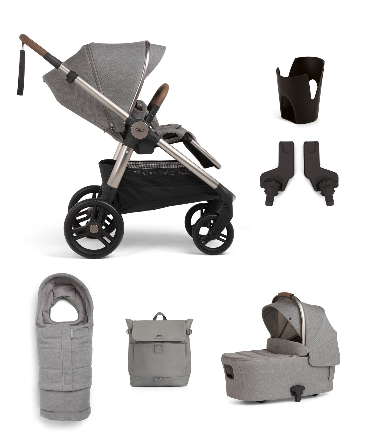 Mamas & Papas Pushchairs Ocarro 2 Essential Pushchair Bundle  (6 Pieces) - Heritage