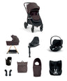 Mamas & Papas Pushchairs Ocarro 2 Pushchair Baby to Toddler Travel Bundle with Cybex Cloud T & Cybex Sirona T (10 Pieces) - Americano