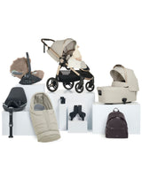 Mamas & Papas Pushchairs Ocarro 2 Pushchair Bundle With Cybex Cloud T i-Size Plus Rotating Baby Car Seat & Base (10 Pieces) - Shell